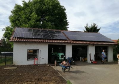 Garaż energia słoneczna